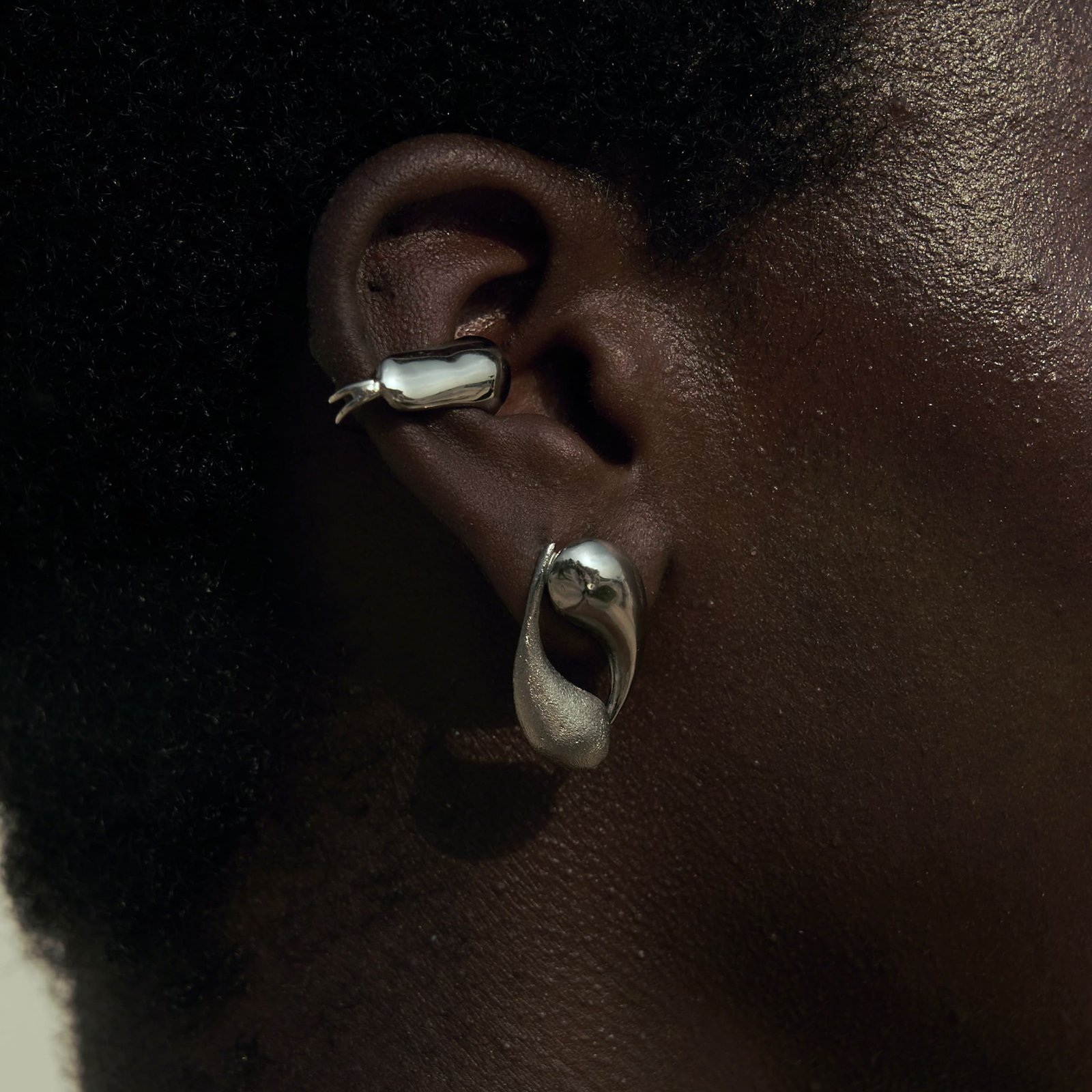 MINI OLAS SILVER EARRING - Imagen 2